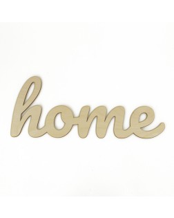 Декоративен надпис HOME от дърво